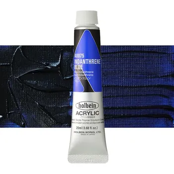 Vodová barva Akrylová barva Holbein Heavy Body - Indanthrene Blue Balení: 20 ml