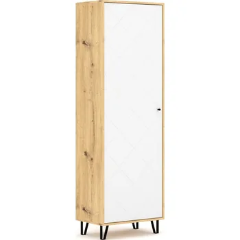 Předsíňová stěna Předsíňová skříň Bilbao 63,4 cm dub artisan/bílá