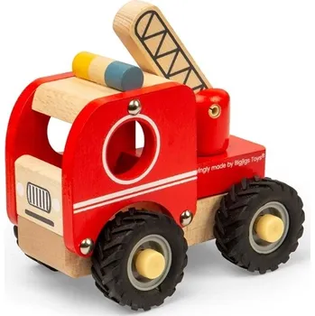 Výuková hračka Bigjigs Toys Hasičský vůz