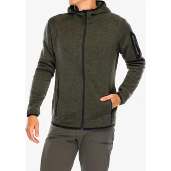 Fleecová bunda CMP Borgis Fix Hood Jacket - olive/nero