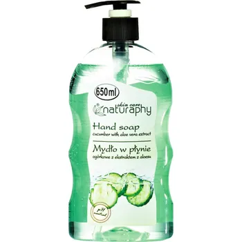 Mýdlo Pro-Tech shop Tekuté mýdlo okurka a aloe vera Naturaphy 650ml 30008&nbsp;5908311416594