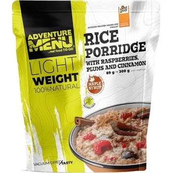 Adventure Menu Rýžová kaše s malinami, švestkami a skořicí 105007