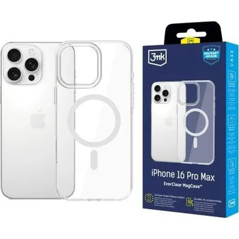 Pouzdro na mobilní telefon 3mk ochranný kryt EverClear Magcase pro Apple iPhone 16 Pro Max