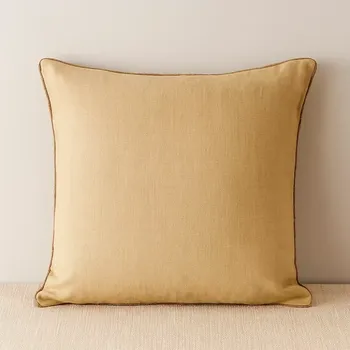 Povlak na polštářek House Doctor Povlak na polštář Sai – zlatohnědý, 50 x 50 cm