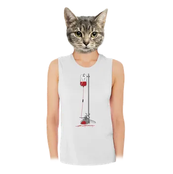 Bastard Komár dámské tílko volné White