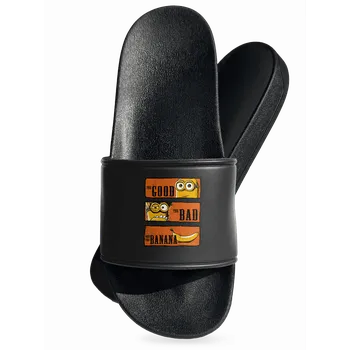 Pánské pantofle Bastard Hodný zlý a banán pantofle Black