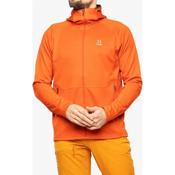 Pánská mikina Rozepínací mikina Haglofs Skuta Hood - habanero
