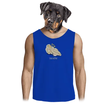 Pánské tílko Bastard Sova něžná pánské tílko Royal Blue