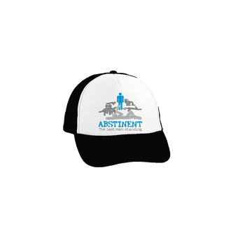 Kšiltovka Bastard Abstinent kšiltovka truckerka Black cap