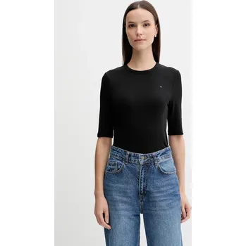 Pánské oblečení Tričko Tommy Hilfiger WW0WW47308 černá 99X, vel. M