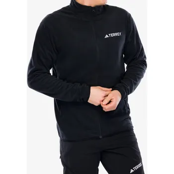 Pánská mikina Fleece mikina adidas TERREX Multi Essentials Full Zip Fleece Jacket - black