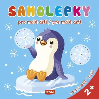 Bystrá hlava Samolepky pro malé děti / Samolepky pre malé deti - modrý sešit / modrý zošit