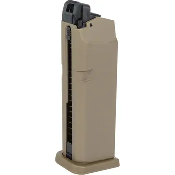 Plynový zásobník pro E&C Glock 19 - Flat Dark Earth, tlačný, 24bb, E&C, MA016