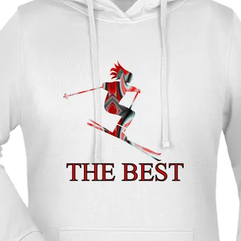 Dámská mikina Mikina Sport | Dámská mikina Nejlepší lyžařka