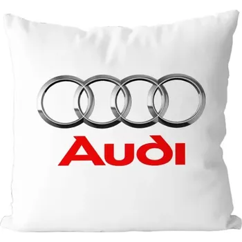 Polštář Polštář Audi 40x40cm bílý