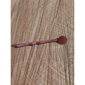 Vlasová spona s lůžkem barva měděná