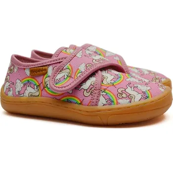 Chlapecká obuv Barefoot bačkory FRODDO G1700408-4 jednorožci Velikost: 23