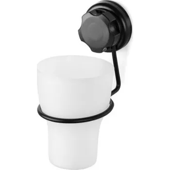 Držák na kartáček Držák na zubní kartáčky 15,5x11x8 cm chrom/plast Compactor