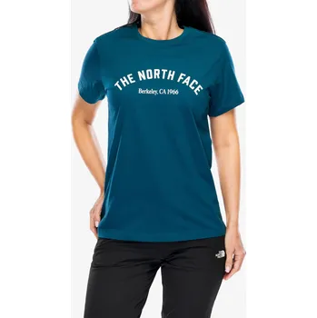 Dámské tričko Bavlněné tričko dámské The North Face S/S Tee Varsity Graphic - midnight petrol