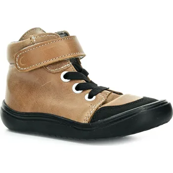 Dívčí tenisky Jonap Polly hnědé celoroční kotníkové barefoot boty Velikost boty (EU): 25, Vnitřní délka boty: 165, Vnitřní šířka boty: 70