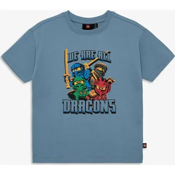 Chlapecké tričko Dětské tričko LEGO Lwtaffy 303 T-Shirt S/S - dusty blue