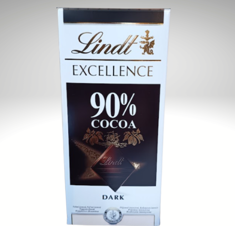 Lindt Excellence hořká čokoláda 90 % kakaa 100g