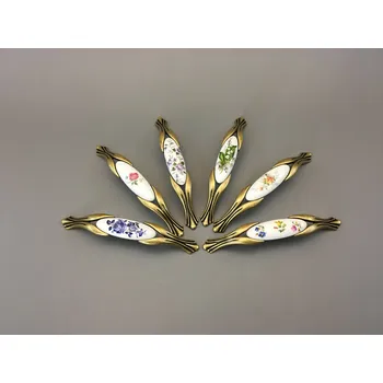 Nábytkové kování M94K12800.09 úchytka porcelán různé dekorace