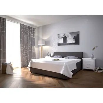 Matrace Merkur 160x200 cm hnědošedá, pěnová matrace Selene 160x200 cm hnědá