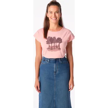 Dámské tričko CityZen ALTA Dámské tričko světle růžové s potiskem Jógou k Zenu Velikost: 42