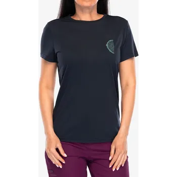 Dámské tričko s potiskem Viking Rune Bamboo - navy/turquise