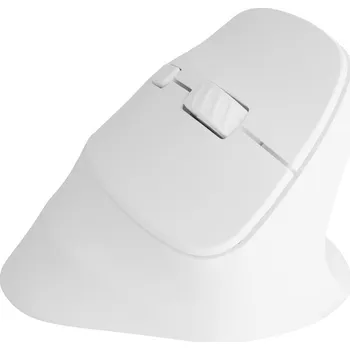 Myš Bezdrátová myš Natec CRAKE 2/Kancelářská/Optická/2 400 DPI/USB+BT/Bílá/Vertikální/Optická/Pro pravák