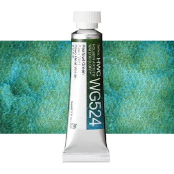 Vodová barva Akvarelová barva Holbein Granulating 5 ml - Peafowl Green