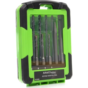 Vrták KRAFT&DELE Sada vrtáků a sekáčů SDS Plus 12ks 15070 KD988