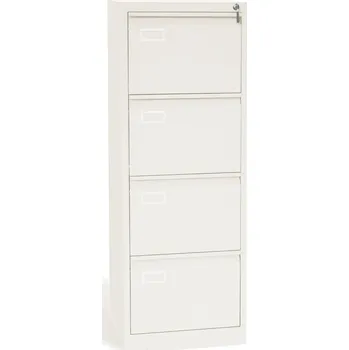 Kartotéka Kartotéková skříň se 4 zásuvkami, bílá #26 FILE 4 WHITE ECONOMY