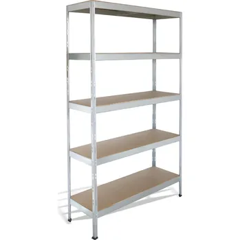 Dílenský regál Regálová sestava 37 MWSHELF BS 180 x 90 x 40 cm 5 polic