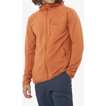 Pánská móda Rozepínací mikina Salomon Essential Lightwarm HD - sierra