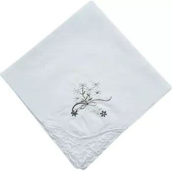 Látkový kapesník Kapesník s krajkou vzor B, 1ks