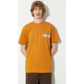 Bavlněné tričko Market Better Call Bear T-Shirt oranžová barva, s potiskem, 399001784, L, 22X