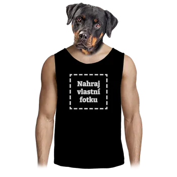 Pánské tílko Bastard Vlastní potisk pánské tílko Black