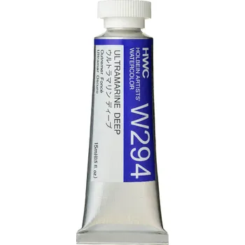 Vodová barva Akvarelová barva Holbein 15ml - modrá Barva: W294 - Ultramarine Deep