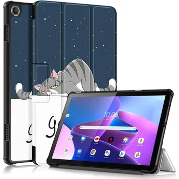 Pouzdro na tablet VSECHNONAMOBIL 54425 ART Zaklápěcí obal Lenovo Tab M10 3. generace (TB328FU / TB328XU) LAZY CAT