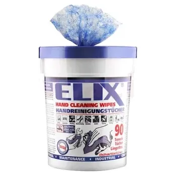 Hygienický ubrousek ELIX - vlhčené ubrousky (27x31 cm) na čištění rukou, balení 90 ks