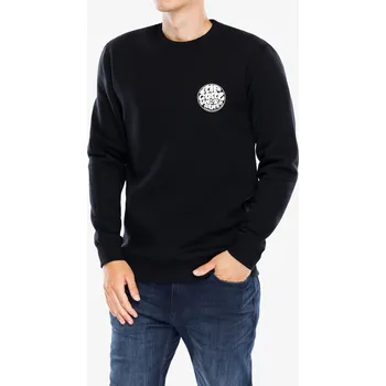 Pánská mikina Mikina Rip Curl Wetsuit Icon Crew - black