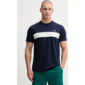 Pánské tričko Tričko Lacoste TH4748 námořnická modř 59X, vel. S