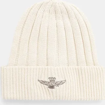 Čepice Bavlněná čepice Aeronautica Militare béžová barva, CU0063UL00485 01X, vel. L