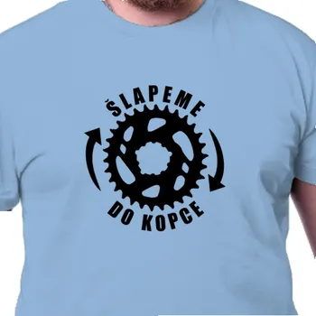 Pánské tričko Tričko Cyklisté | Tričko Šlapeme do kopce