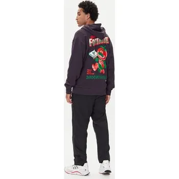 Pánská mikina adidas Mikina Fortnite JV7961 Fialová Loose Fit S