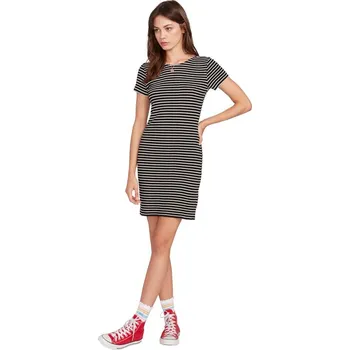 Dámské šaty VOLCOM šaty - Dayze Dayz Dress Black White (BWH)