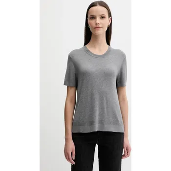 Pánské tričko Hedvábné tričko United Colors of Benetton šedá barva, 1ZRED10BK 90X, vel. S