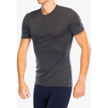 Pánské termoprádlo Termotriko Icebreaker Anatomica S/S Crewe - jet hthr